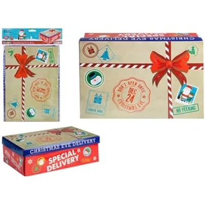 Image of PMS International Christmas Eve Gift Box Special Delivery/Flat Pack 21cm x 32cm 11cm