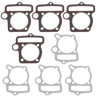 Image of Be In Your Mind 4 Sets Motorcycle Engine Gasket Kit Compatible with YX140cc YINXIANG140 YX140 108x106mm 90x110mm