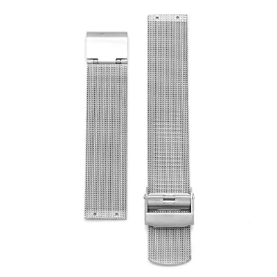 Image of 18mm Screwing Stainless Steel Watch Strap Replacement for Skagen (Silver)