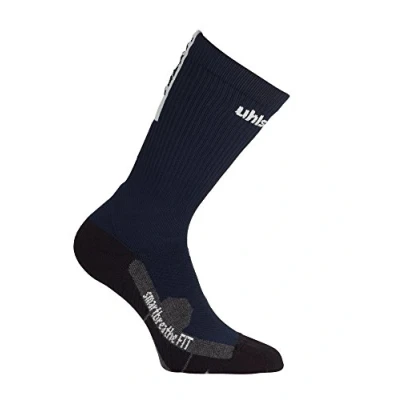 Image of Uhlsport Unisex Tube It Socks Marine/White, Size 28 32