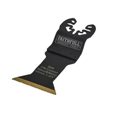 Image of Faithfull Multi Functional Tool Bi Metal Flush Cut TiN Coated Blade 45mm FAIMFBM45