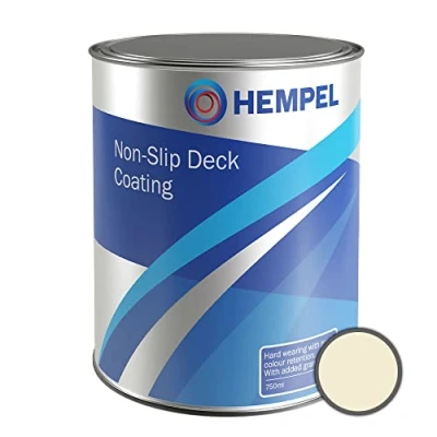 Image of Hempel Non Slip Deck Coating With Antislip Granules Pale Cream 750ml (Marine Use Only)