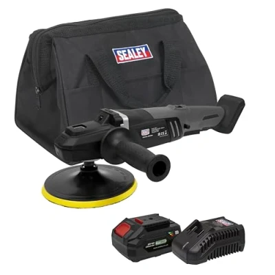 Image of Sealey Brushless Rotary Polisher Kit Ø180mm 20V 4Ah SV20 Series