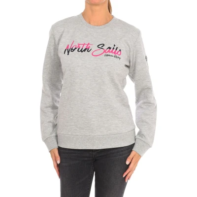 Image of North Sails Womens Long sleeved crew neck sweatshirt 9024250 women Grey Size X Large