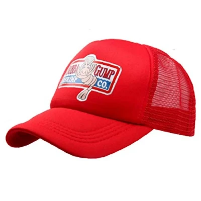 Image of Zonfer Adjustable Bubba Gump Baseball Cap Shrimp Embroidered Snapback Running Hats
