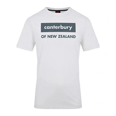 Image of Canterbury Men&#039;s Logo T Shirt, White, XS