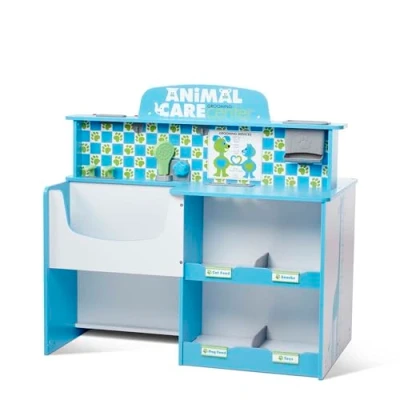 Image of Melissa &amp; Doug Wooden Animal Care Vet Activity Centre Pretend Play Set for Kids Large Playset Role Shop Age 3+ Gift Boy or Girl