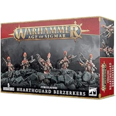 Image of Games Workshop 99120205016&quot; Fyreslayers Hearthguard Plastic Kit, Black