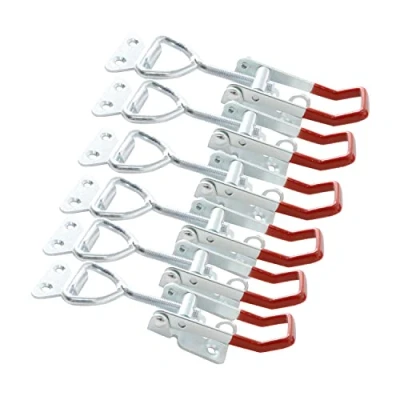 Image of Ohamtes 6PCS Carbon Steel Type 4001 100KG 220 lbs Clamping Force, Case Latch, Adjustable Toggle Latch Clamp, Heavy Duty Handle Clamp