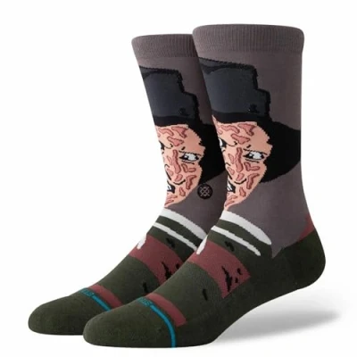 Image of Stance Freddy Crew Socks Krueger Nightmare on Elm Street Film Horror Movie Black Calf Large
