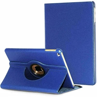 Image of KAV Samsung Galaxy Tab A7 Lite (T 220/ T225) Smart Case Premium Leather 360 Rotating 8.7 Inch Cover with Folding Adjustable Stand 2021 Release Tablet (Blue)