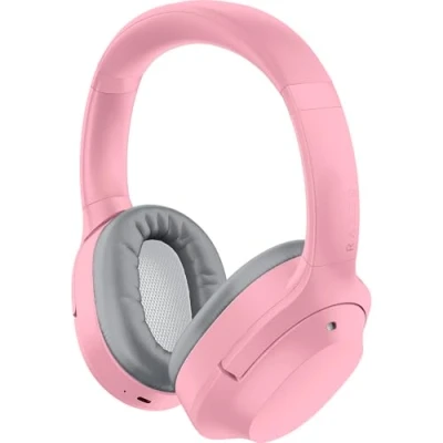 Image of Razer Opus X Wireless Low Latency Headset with ANC Technology (Active noise cancellation, Custom tuned 40 mm drivers, Built in microphones, Battery life up to hours) Quartz Pink