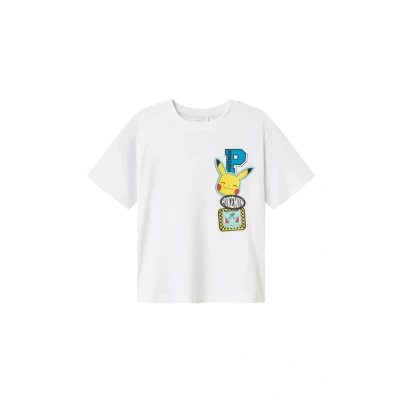 Image of Name it Nkmjeno Pokemon Print Tshirt for kids, Size: 6y, Black