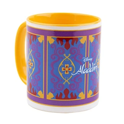 Image of Pyramid Aladdin (Magic Carpet) Yellow Inner Coloured Mug