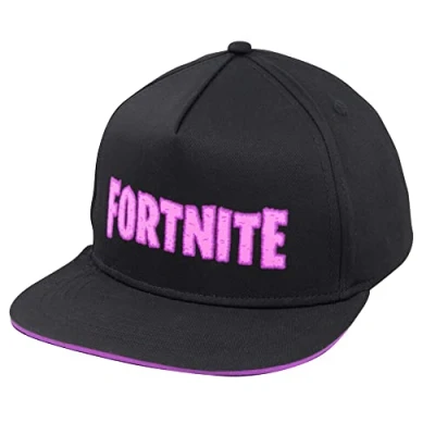 Image of FORTNITE Baseball Cap for Boys, Quality Made Boys Hat and Fitted Cap, Flatbrim with Sleek Design, Pink Fortnite, One Size
