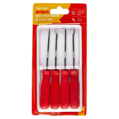 Image of Amtech R0360 4 Piece Mini Hook and Pick Set