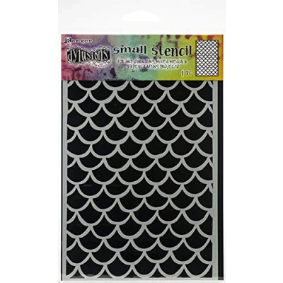 Image of Dylusions Stencils FISHTAILS, Silver, One Size
