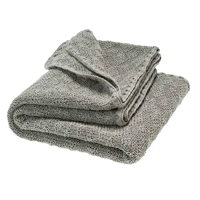 Image of Disana 100% Merino Wool Baby Blanket Knitted Cover Bed Stroller 100x80 cm Newborn 5113 (Grey)