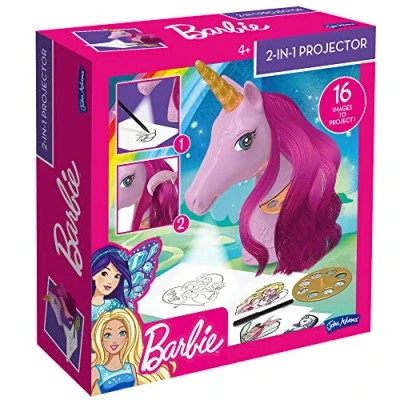 Image of John Adams Barbie Unicorn Projector: Trace and draw pictures Arts &amp; Crafts Ages 4+