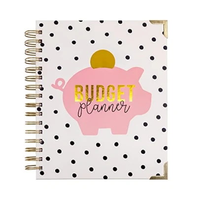Image of Pukka Pad, Carpe Diem Undated Budget Planner Notebook Included 12 Months of Planning Tools and Goals with 2 Sticker Sheets Interior Pocket