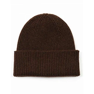 Image of Colorful Standard Merino Wool Beanie Hat Coffee Brown ONE SIZE