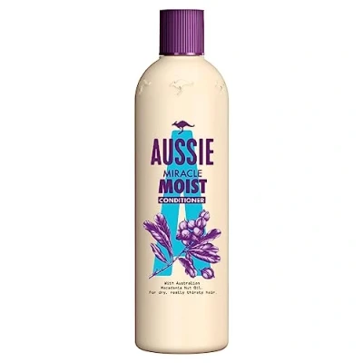 Image of Aussie Miracle Moist Conditioner 490 ml for Dry Thirsty Hair (Conditioner)