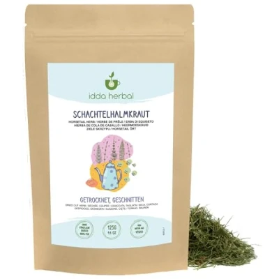 Image of Horsetail Herb Loose Tea (125g, 4.4oz), Gently Dried Horsetail, 100% Natural and Pure for Preparation of Herbal Tea, Infusion