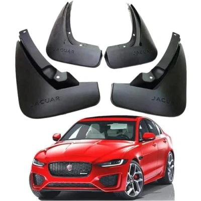Image of NOTEDI Car Mud Flaps 4 Pcs for Jaguar XE R Sport 2015 2020 2016 2017 2018 2019, Mudguards Splashproof Waterproof Protects Front Rear Fender Accessories