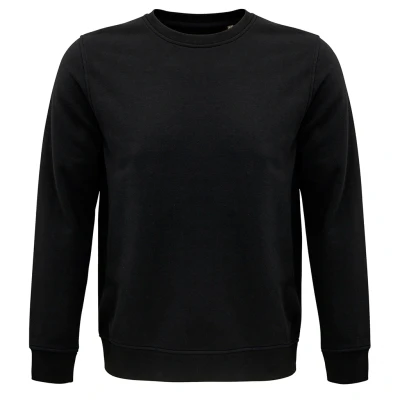 Image of SOLS Unisex Adult Comet Organic Sweatshirt (Black) Size Large
