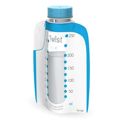 Image of Kiinde Twist X Large Breastmilk Pouches 8 Oz 40 Ct