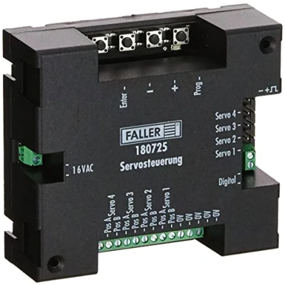 Image of Faller Servo Control for 4 Connectable Servos, Model Railway Accessories, H0, TT, N Car System, Electronic Control, 16 V