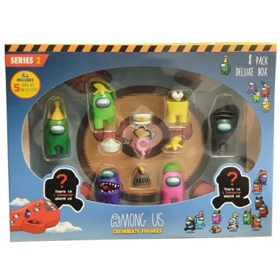 Image of Among Us Crewmate Figures 8 Pack Deluxe Box (S2) Assortment B