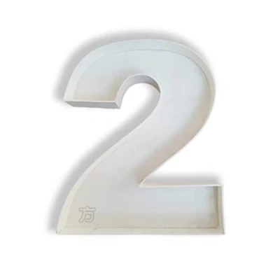 Image of FNB HANDMADE wooden Fillable Numbers 2, DIY Decorative Shape 0 9