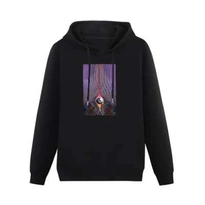 Image of QIANJIAOMEN Currents Tame Impala Men&#039;s Hoodies Pullover Hoody Black Unisex Sweatershirt S