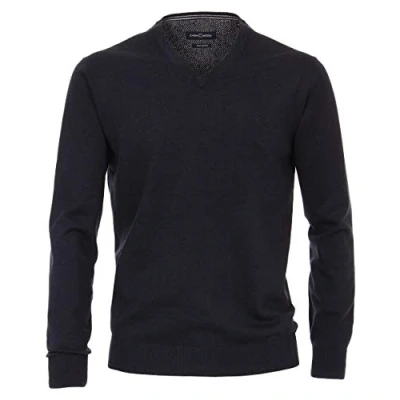 Image of Casa Moda Halfzip Sweater Dark Blue size S