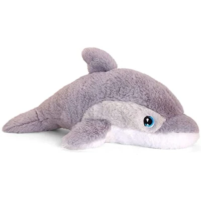 Image of Deluxe Paws Plush Cuddly Soft Eco Toys 100% Recycled (Dolphin)