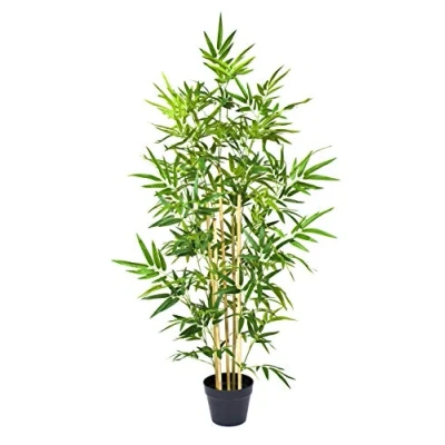 Image of GreenBrokers Artificial 130cm Bamboo Tree, Potted Plant