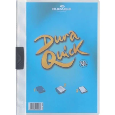 Image of Durable 227002 Clip Folder Duraquick, Up to 20 Sheets A4, White, Pack of