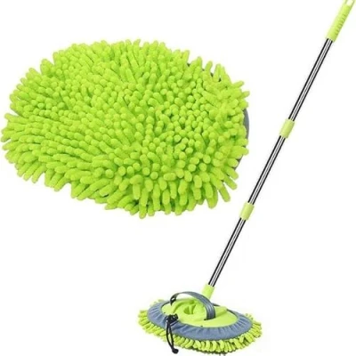 Image of Easylife Car Wash Mop with Extra Head, Extendable Long Reach Handle, Cleaning Kit Fully Guaranteed
