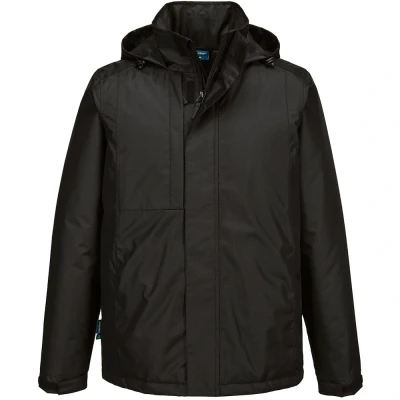 Image of Portwest WX2 Eco Winter Jacket Black Extra Size Large Regular