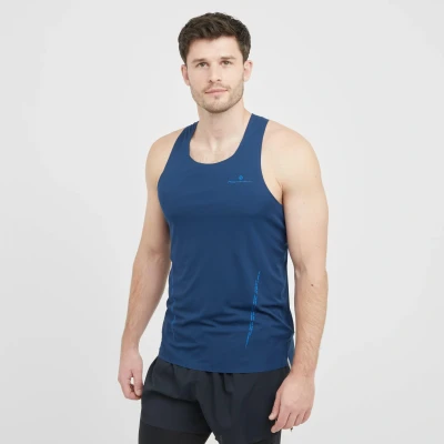 Image of Ronhill Running, Men&#039;s Tech Race Vest, Dark Navy/Deep Laguna, M