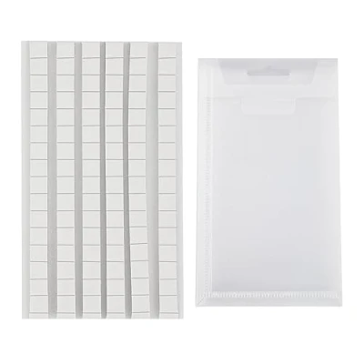 Image of HXMJIED 96PCS Adhesive Poster Tack Putty,White Removable Sticky Putty,Non Marking Wall Putty,Deformable Reusable Mounting Putty for Hanging Pictures,Photo,Cards,Balloons,Lightweight Frames