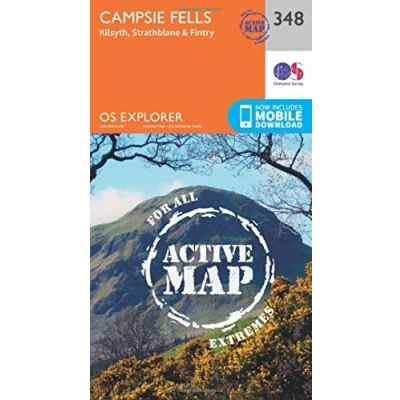 Image of Explorer Active 348 Campsie Fells Map With Digital Version