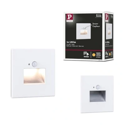 Image of Paulmann Edge Quadro LED Built in Wall Lamp Square White