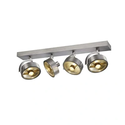 Image of SLV KALU CW Interior, Surface, Wall Mounted Light, Ceiling Spotlight / GU10 75W Aluminium, 75 W