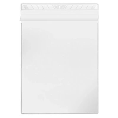 Image of Veloflex 3304010 Clear Wallet DIN A4 Pack of 10 Polypropylene with Hasp Flap Transparent
