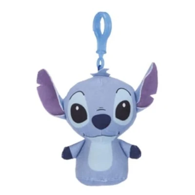 Image of Disney Stitch 7 InchSoft Toy Plush Bagclips Keyrings Leroy Angel (STITCH)