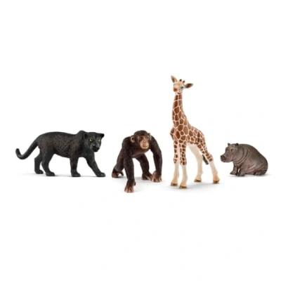 Image of Kit de base WILD Life, Coffret schleich avec animaux la savane, jouets pour enfants des 3 ans, 72162 LIFE