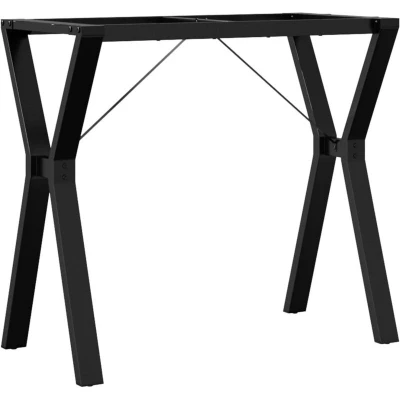 Image of vidaXL Dining Table Legs Y Frame 80x40x73 cm Steel