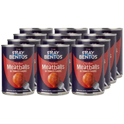 Image of Fray Bentos Chicken Meatballs in Tomato Sauce, 380 g, (Pack of 12)